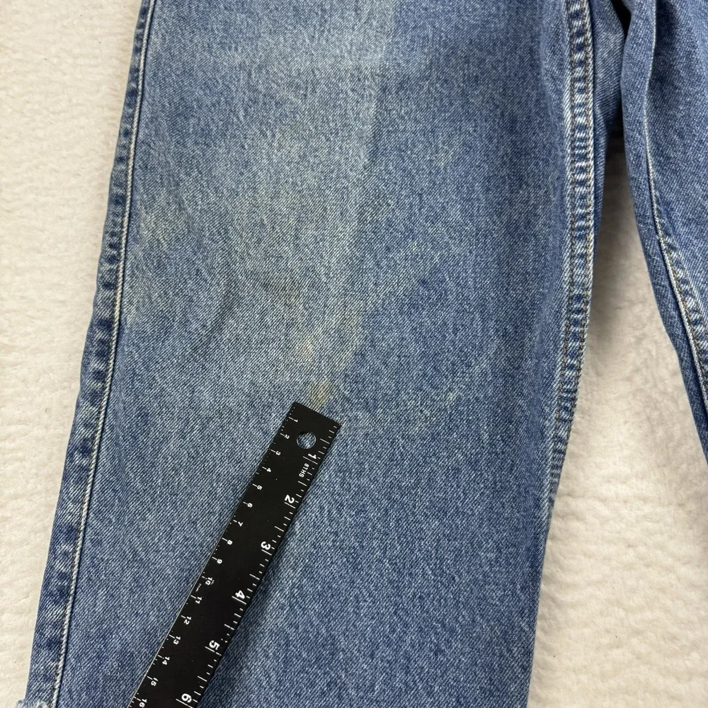 Levi Jeans Men's 35x31* Blue 540 Straight‎ Relaxed Thrashed Distressed Denim VTG